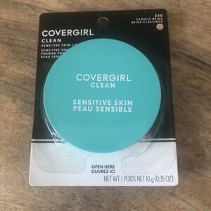 COVERGIRL Clean Sensitive Skin Pressed Powder #230 Classic Beige NOS